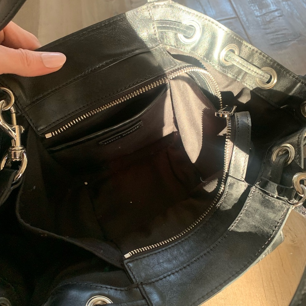 Rebecca Minkoff black leather purse